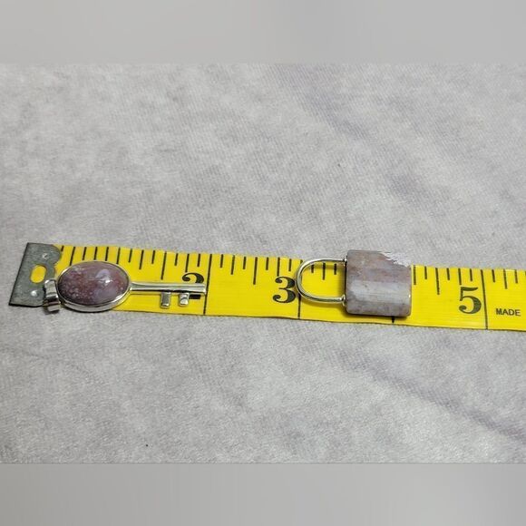 Jasper Lock and Key Pendants - Picture 3 of 8